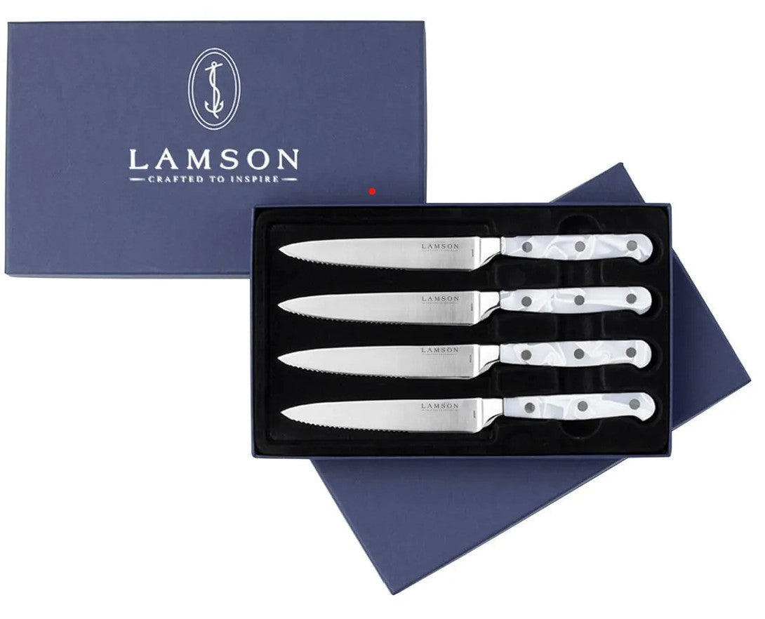 Ice Premier Forged 4-piece Steak Knife Set, Fine Edge