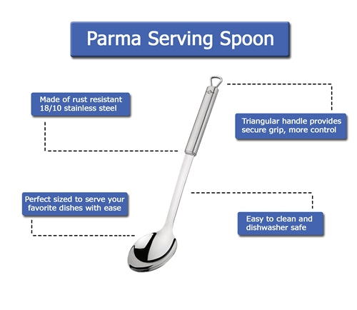 S/S 13" Serving Spoon Parma