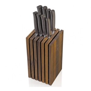 Walnut Slotted Knife Block