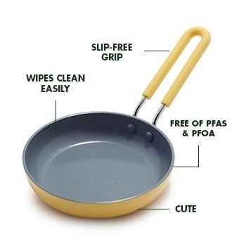 Yellow Round Egg Pan
