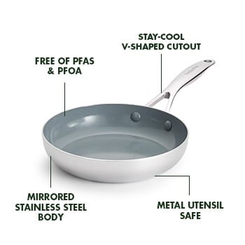Stainless Steel 12" Valencia Pro Fry Pan