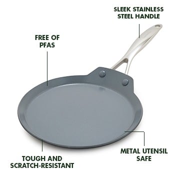 Hard Anodized 9.5" Valencia Pro Crepe Pan