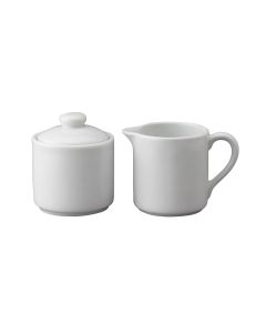 Sugar & Creamer Set Porcelain