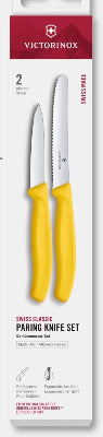 S/2 Utility 4.5" & Paring 3.25" Knives, Yellow