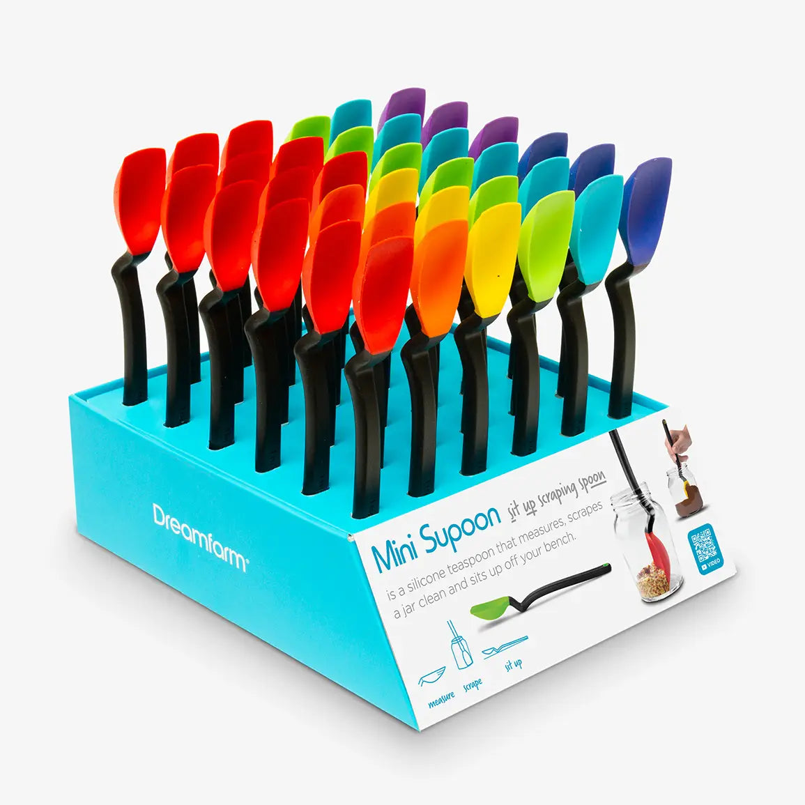 Mini Supoon Sit-Up Scraping Spoon, Assorted Colors