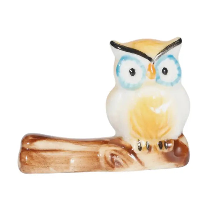 Brown Owl Chopstick Rest