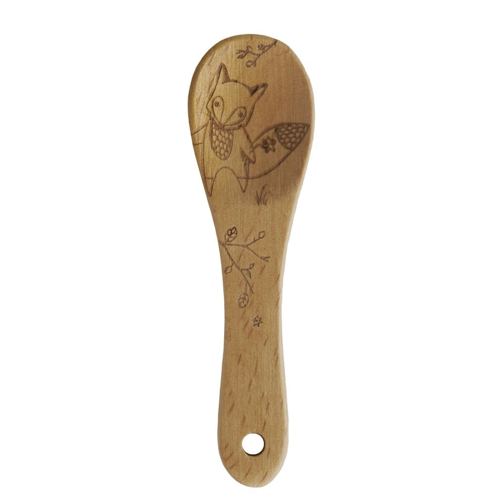 Fox Mini Spoon, Beechwood
