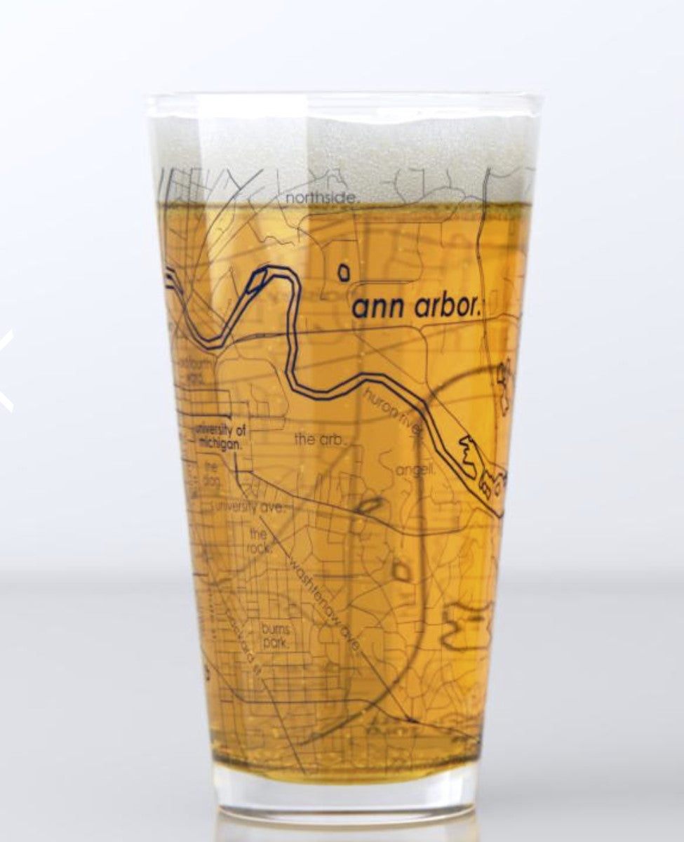 Ann Arbor Pint Glass