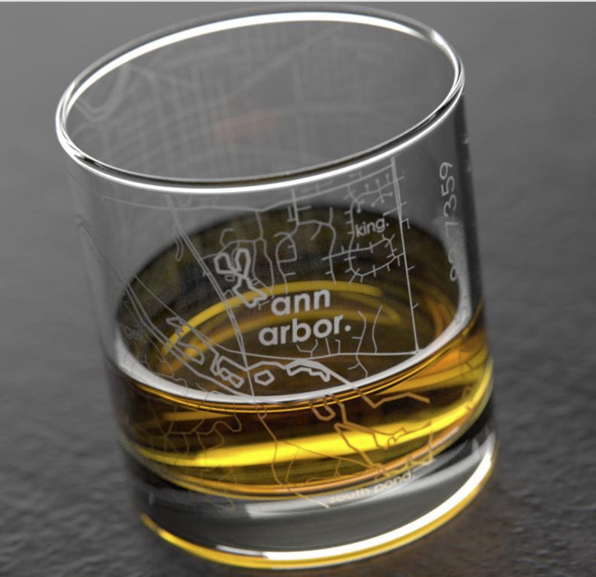 Ann Arbor Rocks Glass