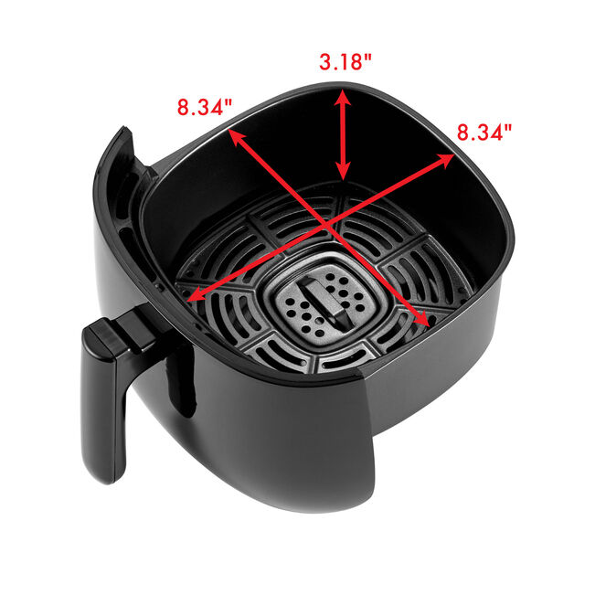 Air Fryer, 4 l, Black Matte