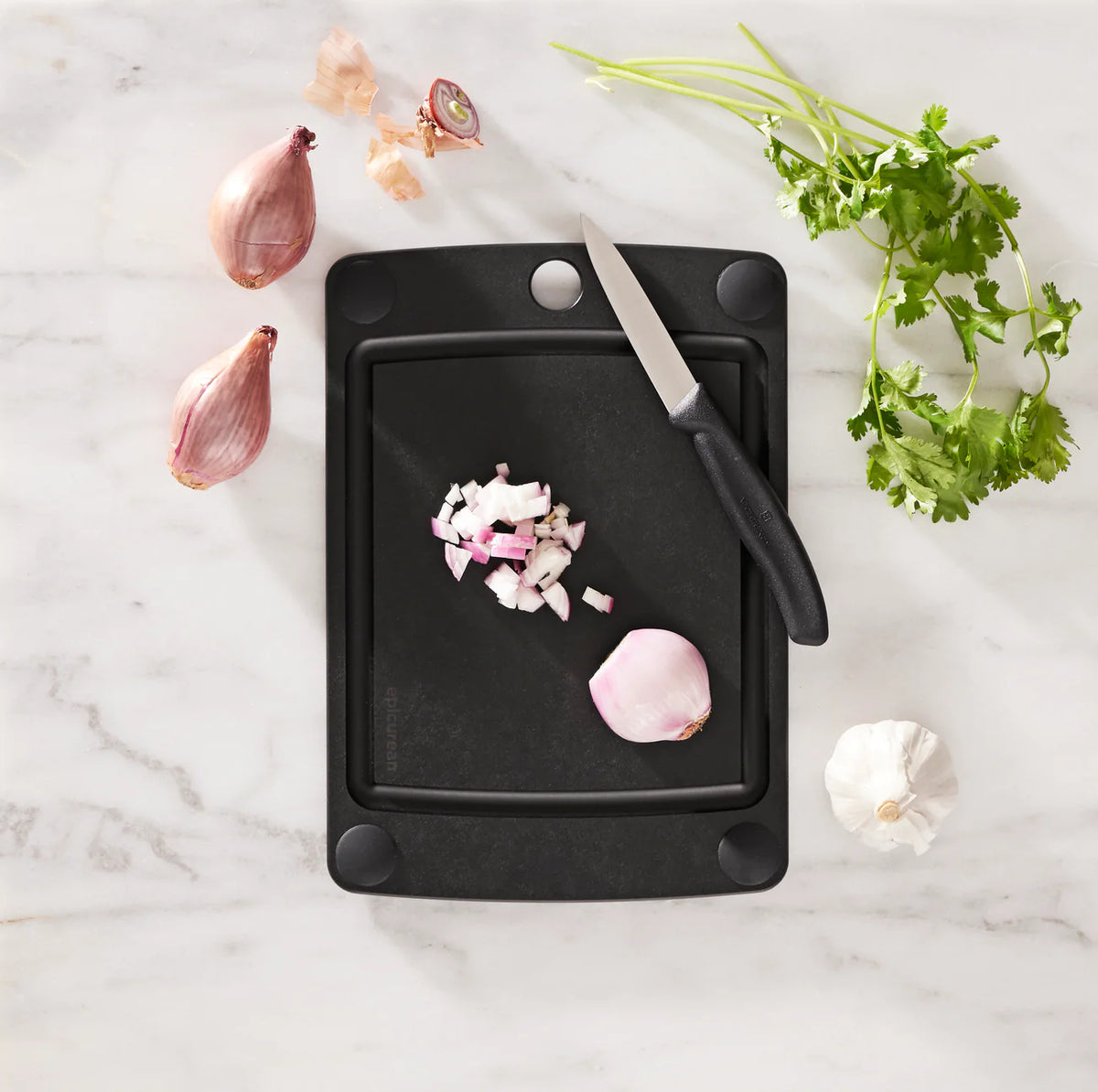 All-In-One, 10x7 Cutting Board, Slate