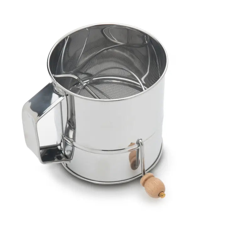 3 Cup Crank Flour Sifter