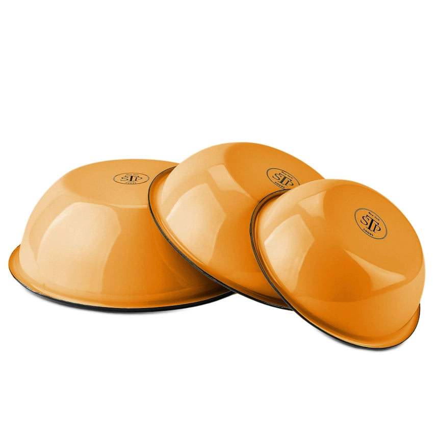 Mustard S/3 Enameled Bowl