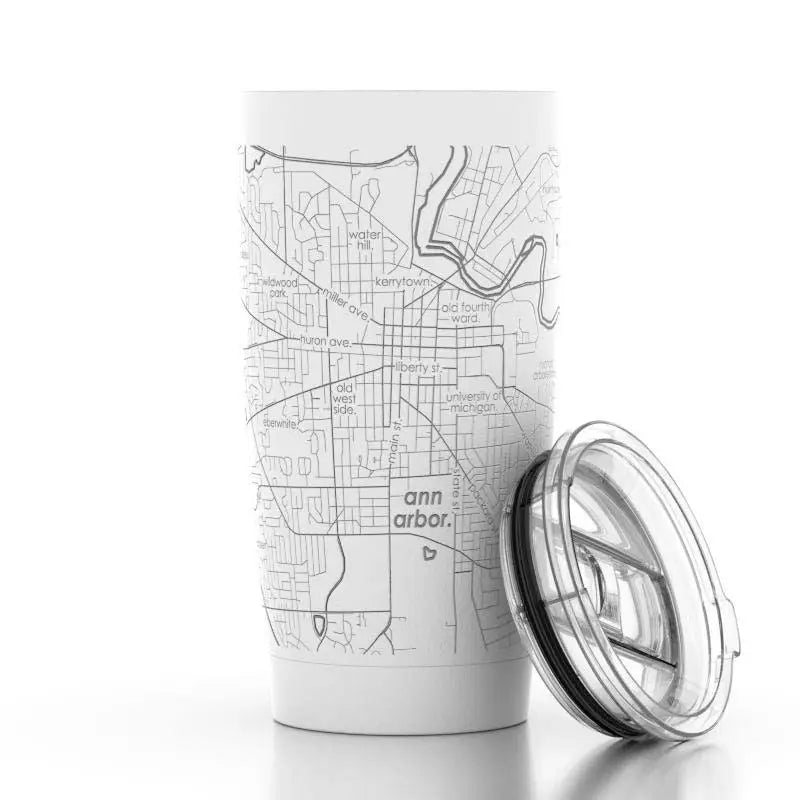White Ann Arbor Pint Insulated 20oz