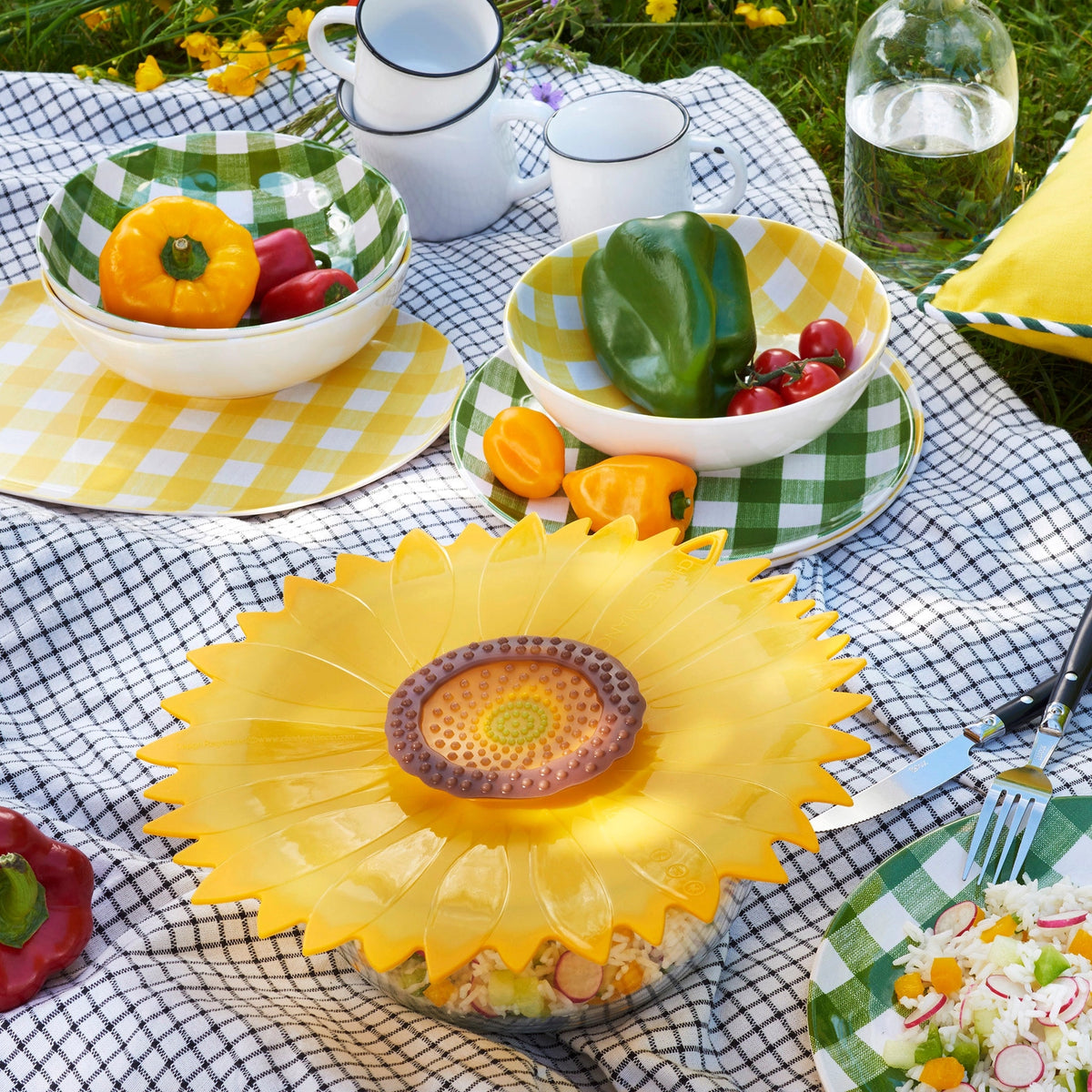 Sunflower 8" Lid