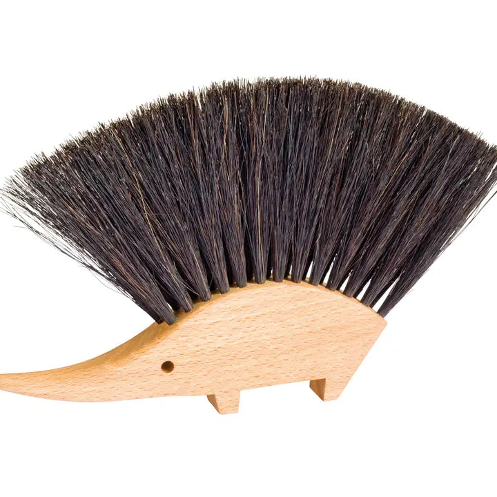 Hedgehog Table Brush Redecker, Beechwood & Horsehair