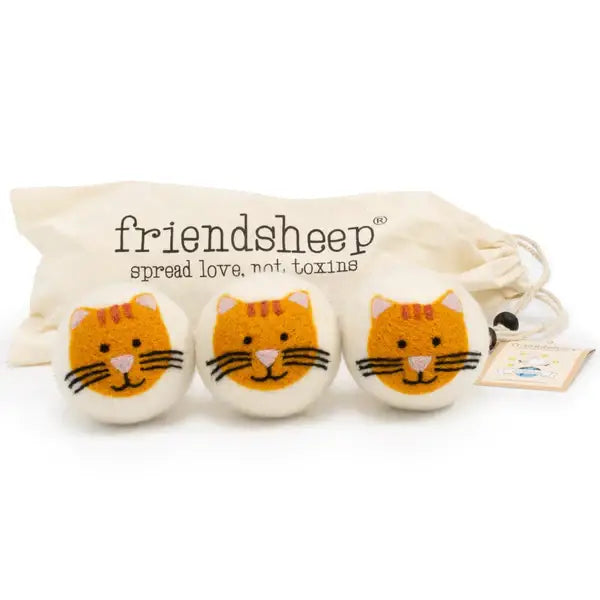 Dryer Ball Cat Orange Kitty