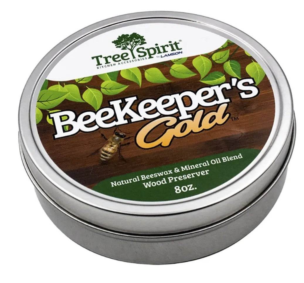 Beekeeper’s Gold for Wood & Leather Preservation, 8oz Tub