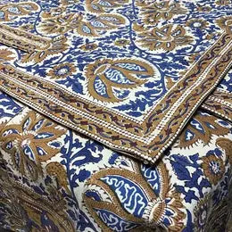 60x90 Pumpkin Flower Tablecloth
