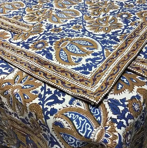 60x120 Pumpkin Flower Tablecloth