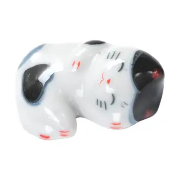 Black Spotted Cat Chopstick Rest
