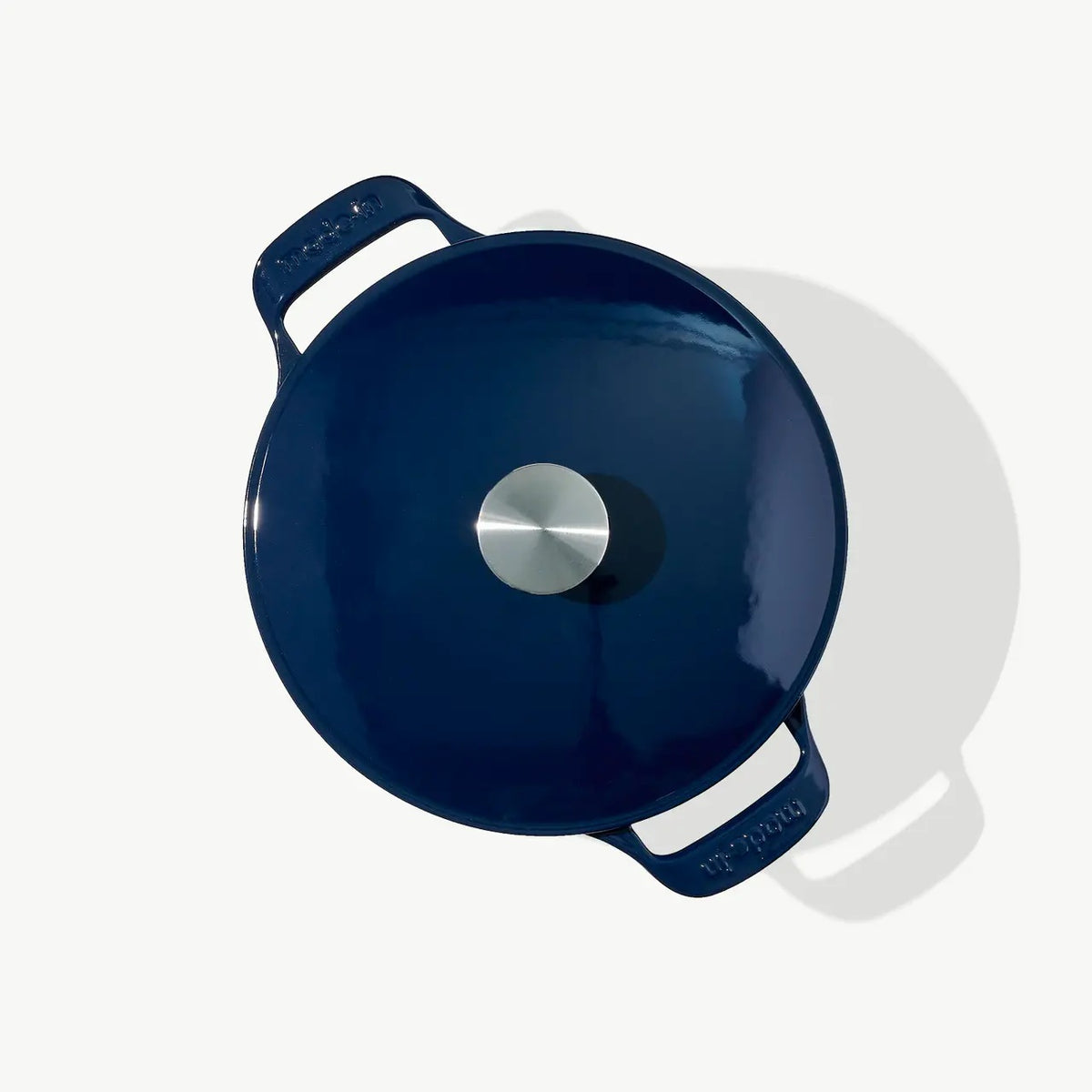Round Enameled Cast Iron 5.5qt Dutch Oven - Blue