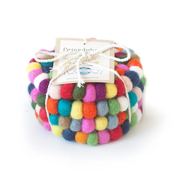 S/4 Eco Boho Coasters
