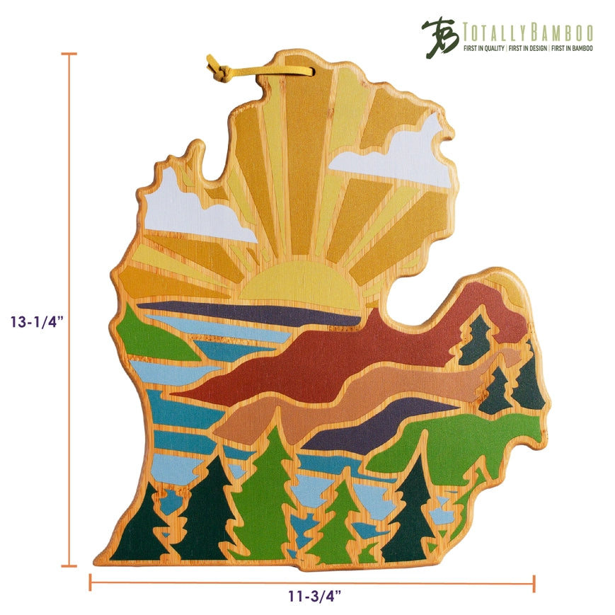 Michigan Color Cutting Board