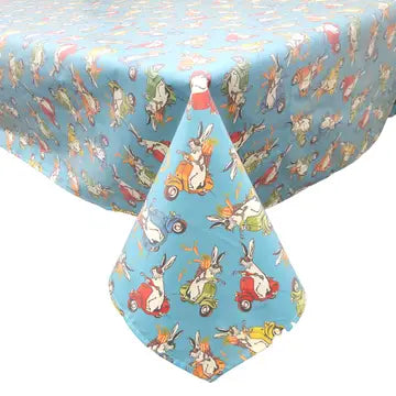 54 x 84 Runaway Bunnies Rectangular Tablecloth