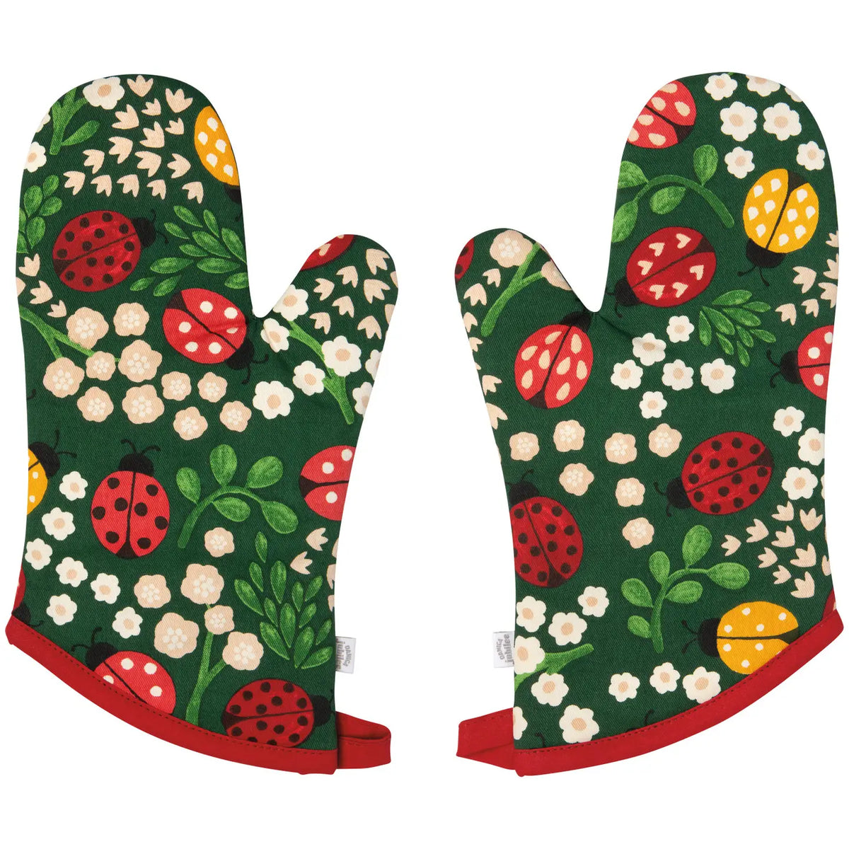 Ladybugs S/2 Oven Mitts