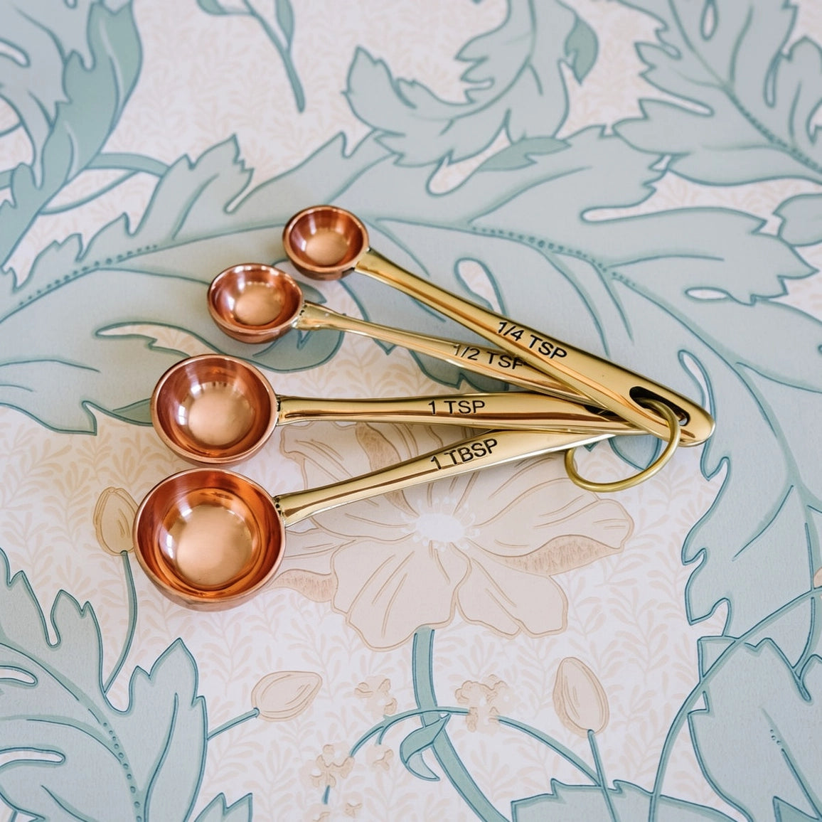 Copper S/4 Measuring Spoons