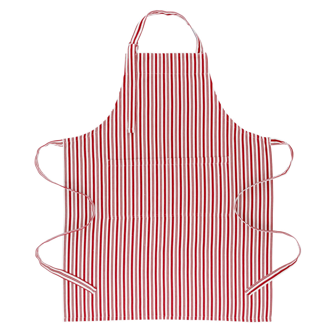 Red Stripe Mrs A Chef Apron
