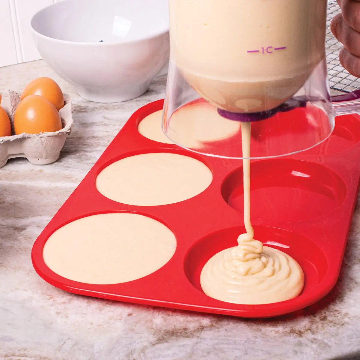 Silicone Muffin Top Pan, Mrs A