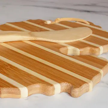Michigan Mitten Charcuterie Board & Cheese Spreader Knife Set