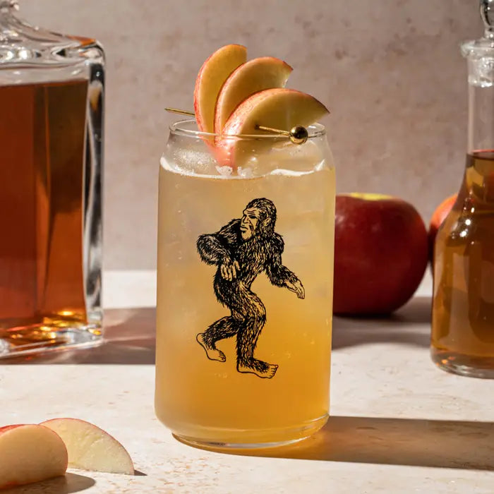 Sasquatch Can Glass