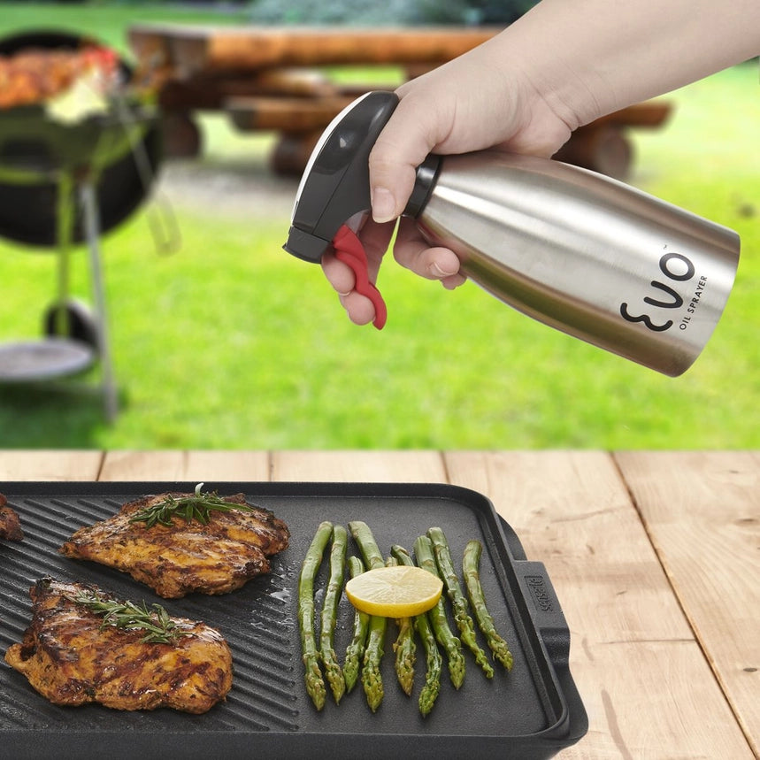 Black Stainless 16oz EVO Oil Sprayer