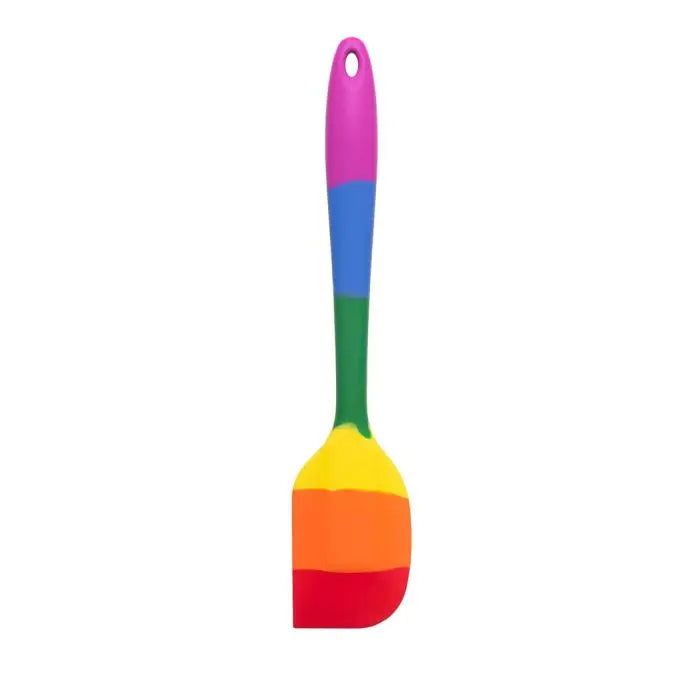 Rainbow 10.75" Silicone Scraper Spatula