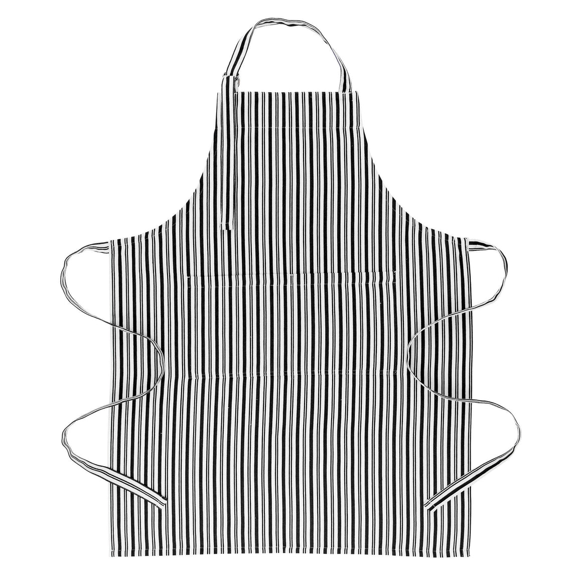 Black Stripe Mrs A Chef Apron