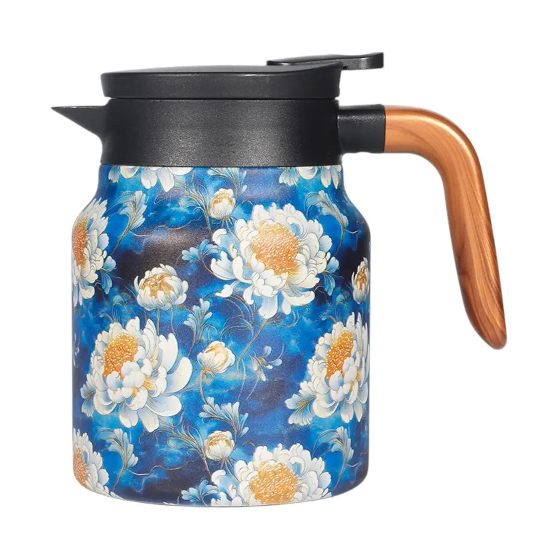 Kiku Flower 32oz Thermal Tea Infuser Kettle