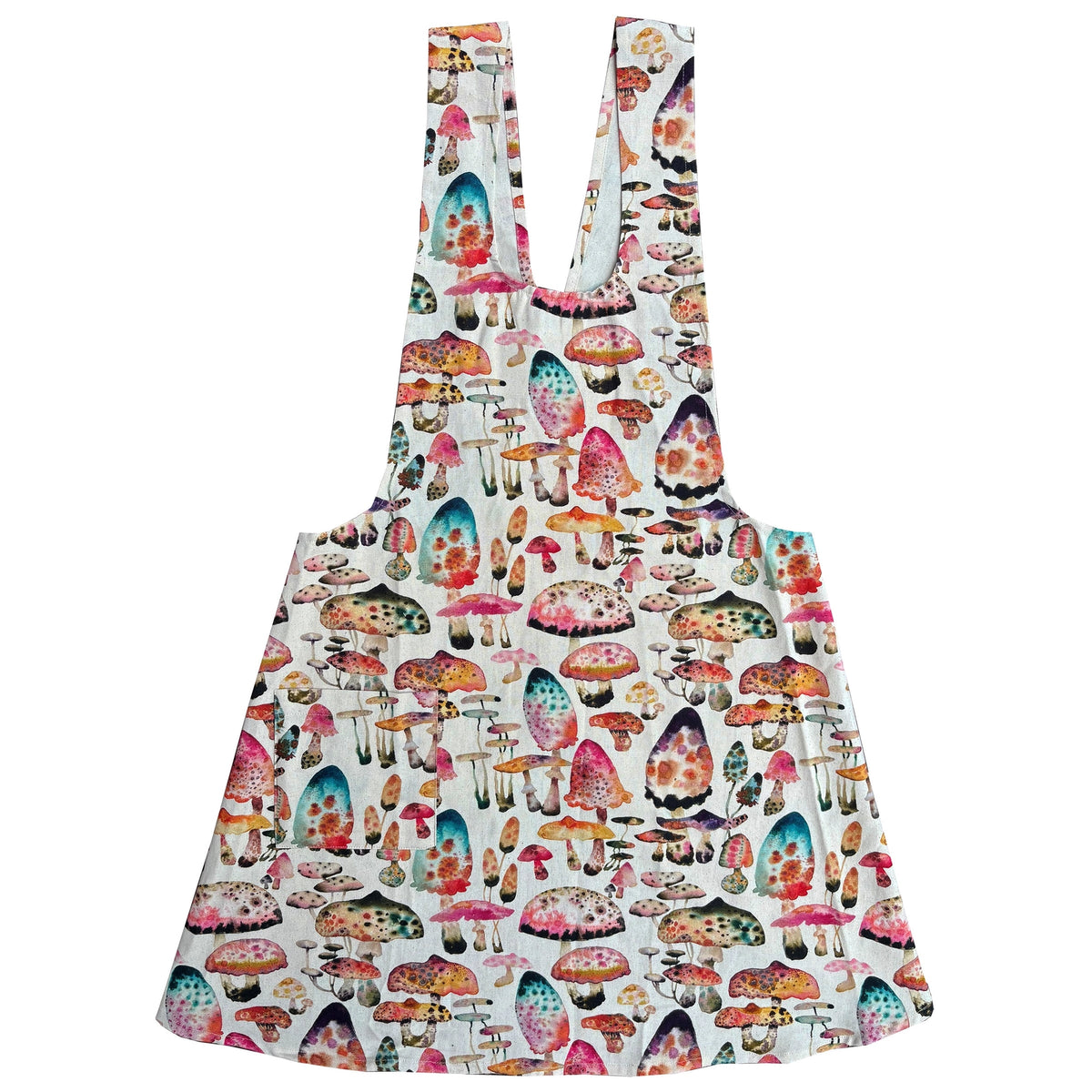 Inky Shrooms Pinafore Apron