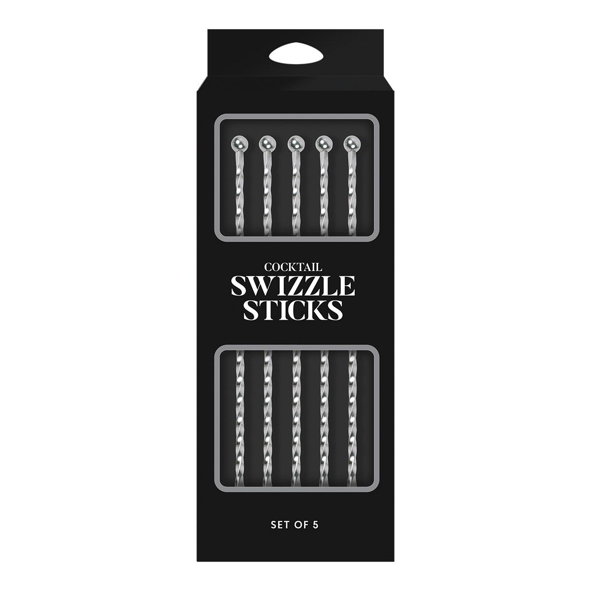 Swizzle Sticks S/5 Stainless