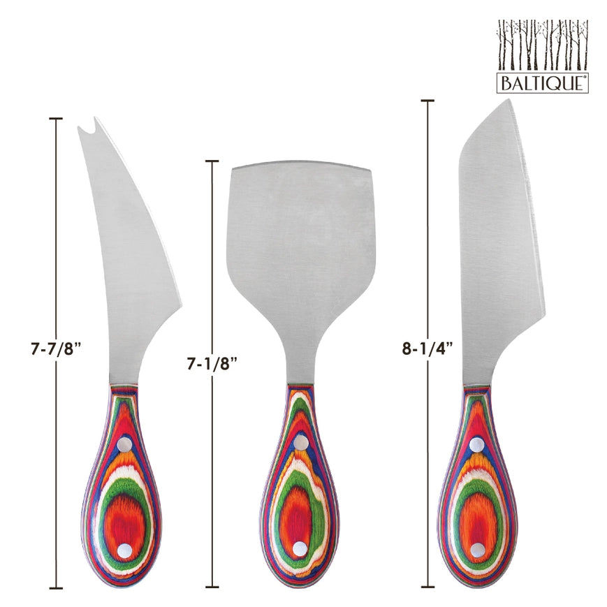 S/3 Marrakesh Cheese Knives