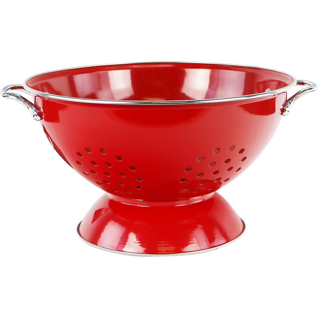 Red 5qt Colander