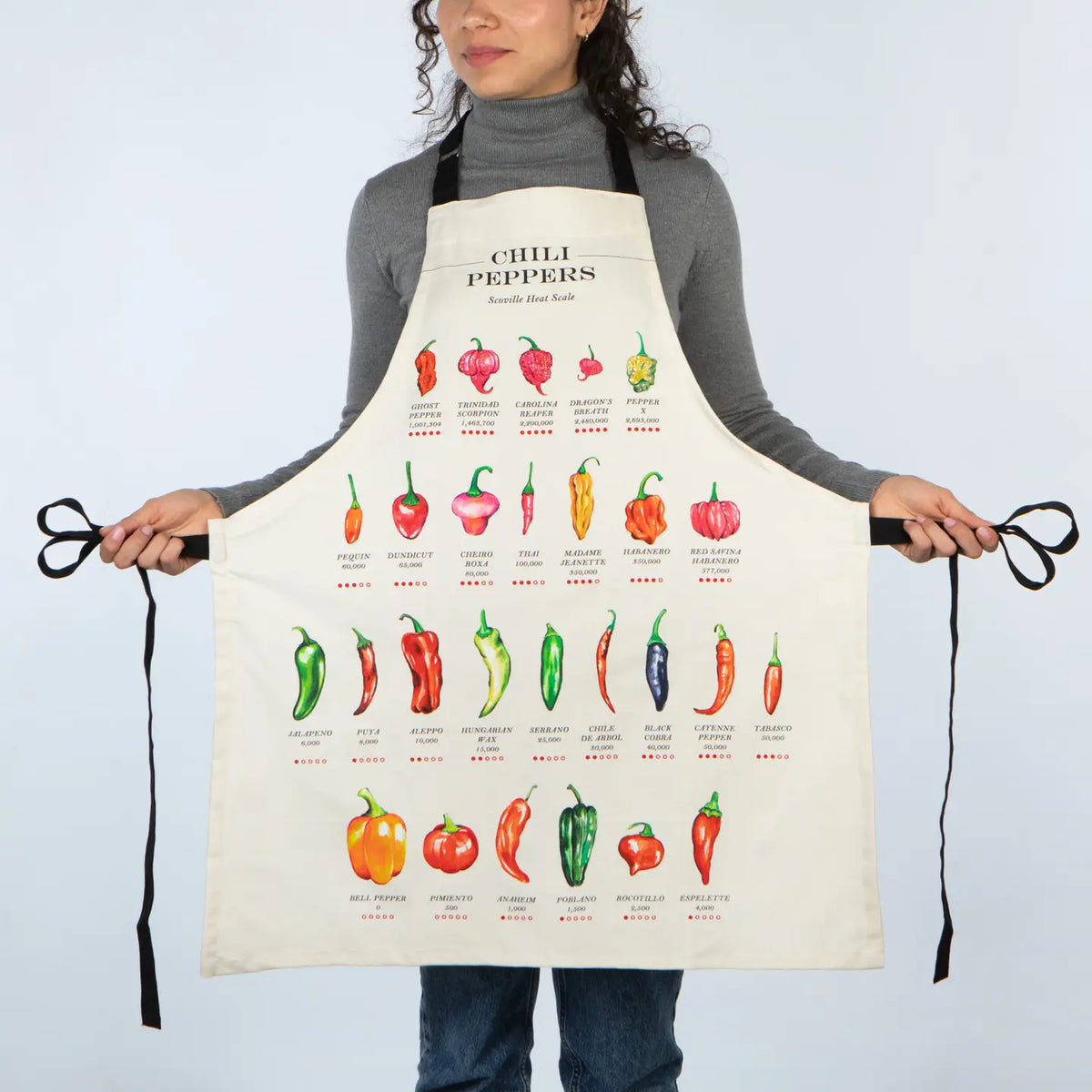 Apron Fine Print Chili Peppers