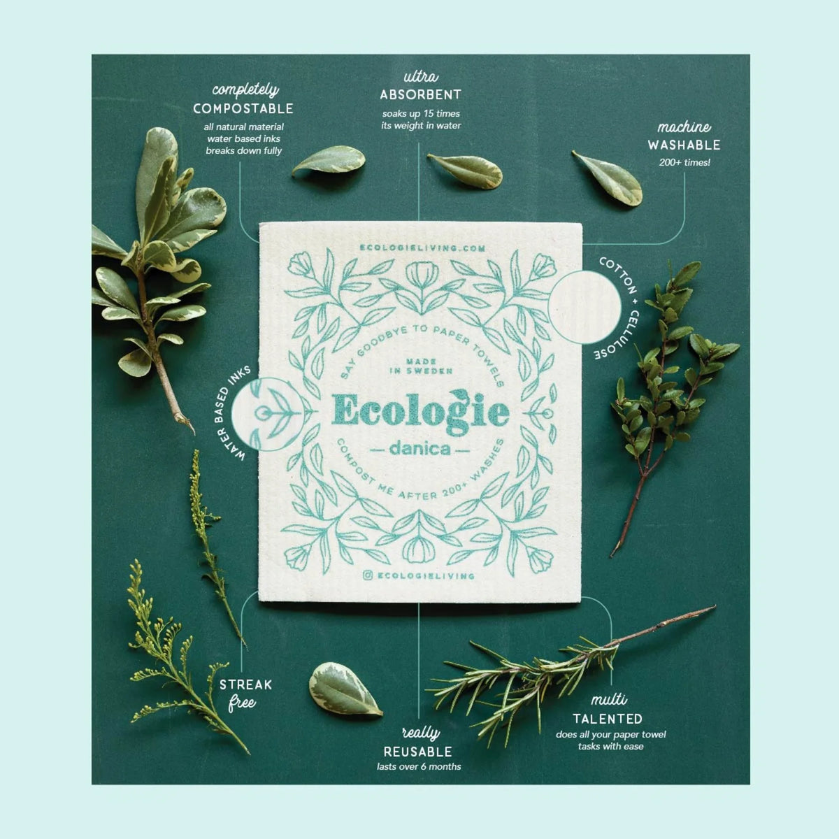 Artichoke Swedish Dishcloth