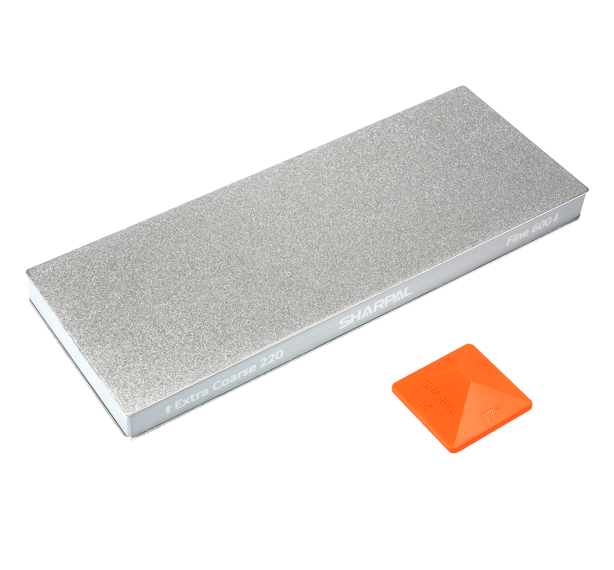 220 & 600 Grit Diamond Sharpening Stone 8x3