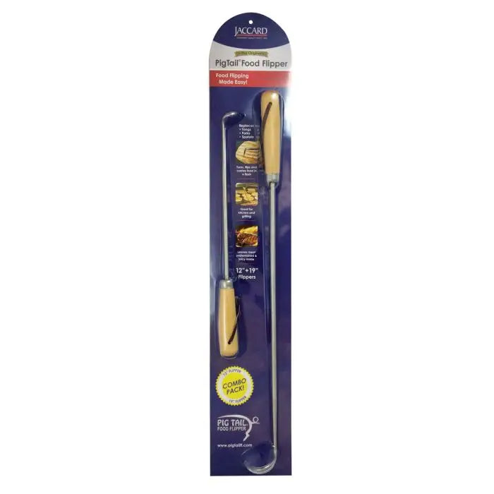 Set of 2 Pig Tailed Food Flippers
