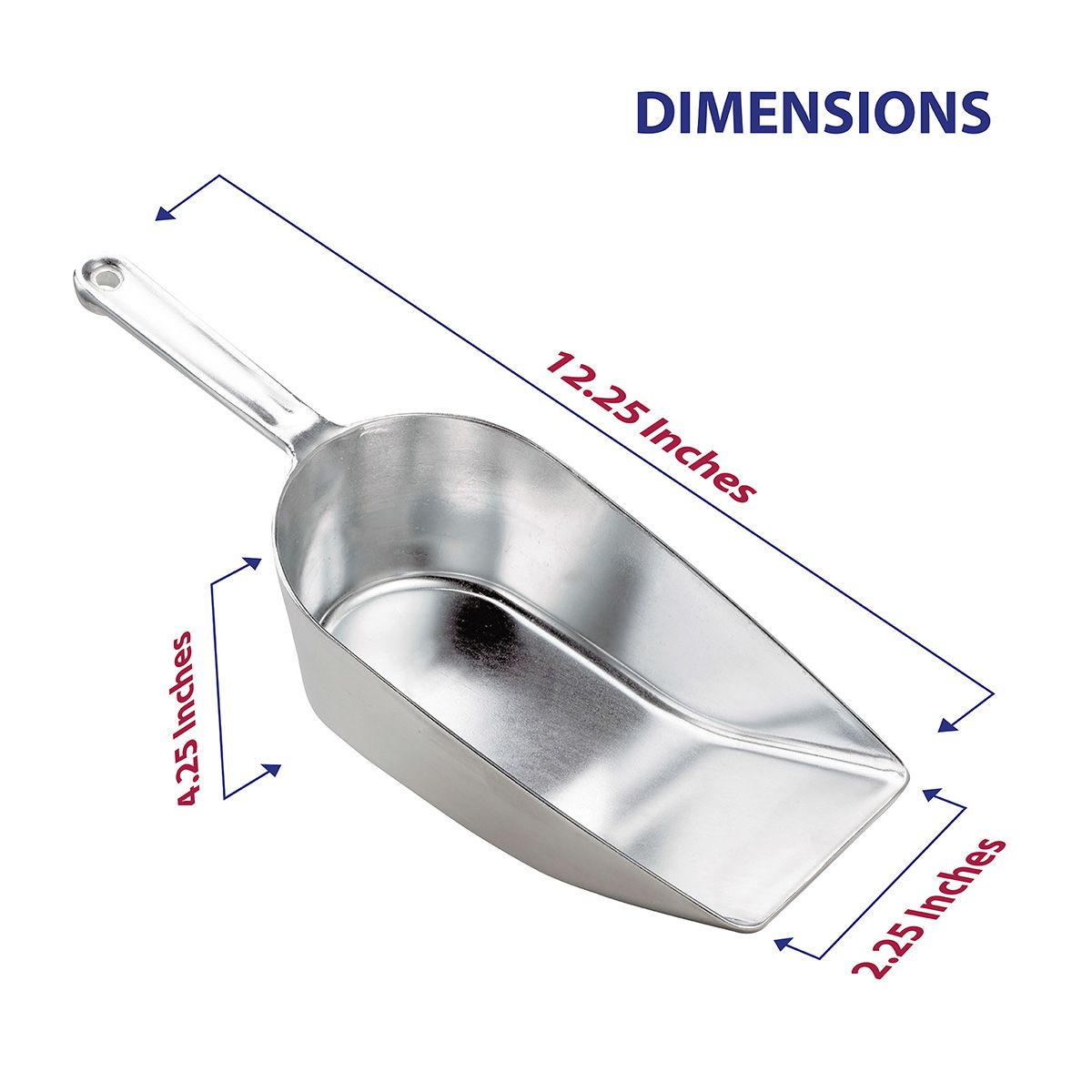 Scoop 12.25", Flat Bottom