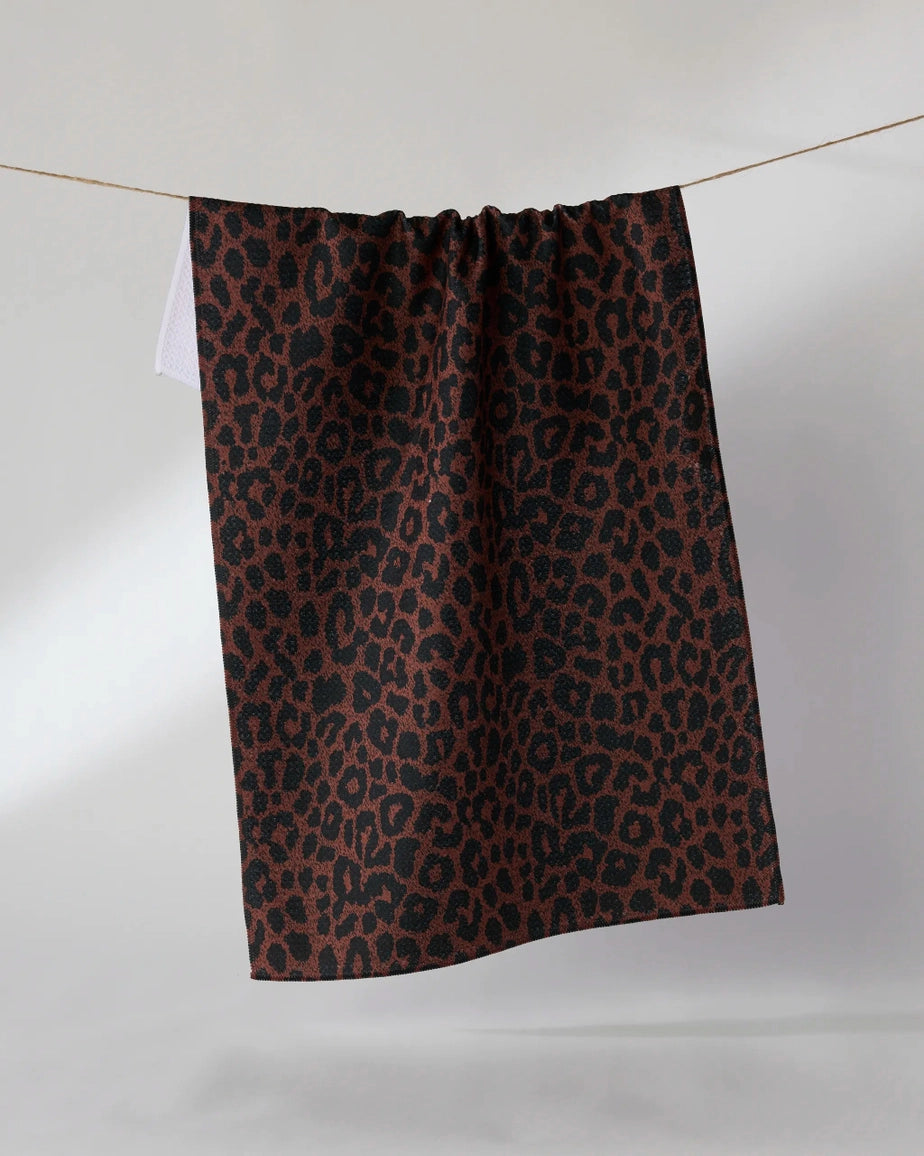 Midnight Safari Tea Towel