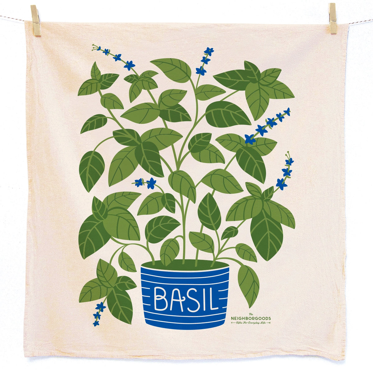 "Tomato Basil" Floursack Dish Towel S/2
